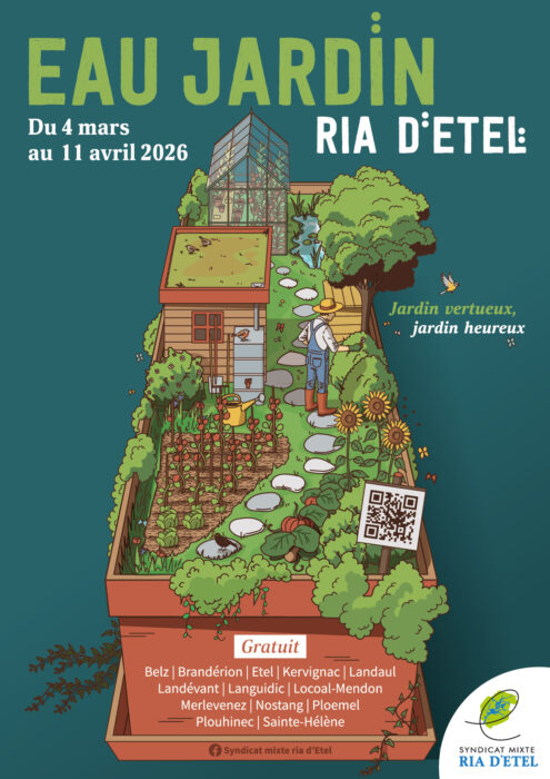 eau jardin ria d'Etal du 04 mars au 11 avril Jardin vertueux, jardin heureux gratuit Belz, Brandérion, Etel, Kervignac, Landaul, Landévant, Languidic, Nostang, Ploemel, Plouhinec, Sainte-Hélène